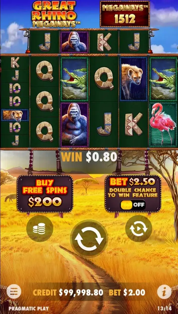 Great Rhino Megaways movil